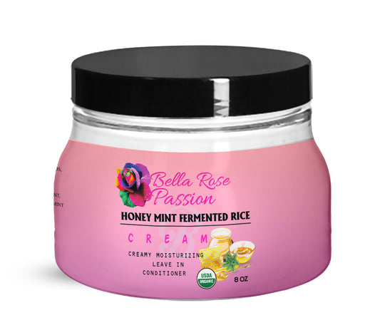 Honey Mint Fermented Rice Hair Cream - Bella Rose Passion