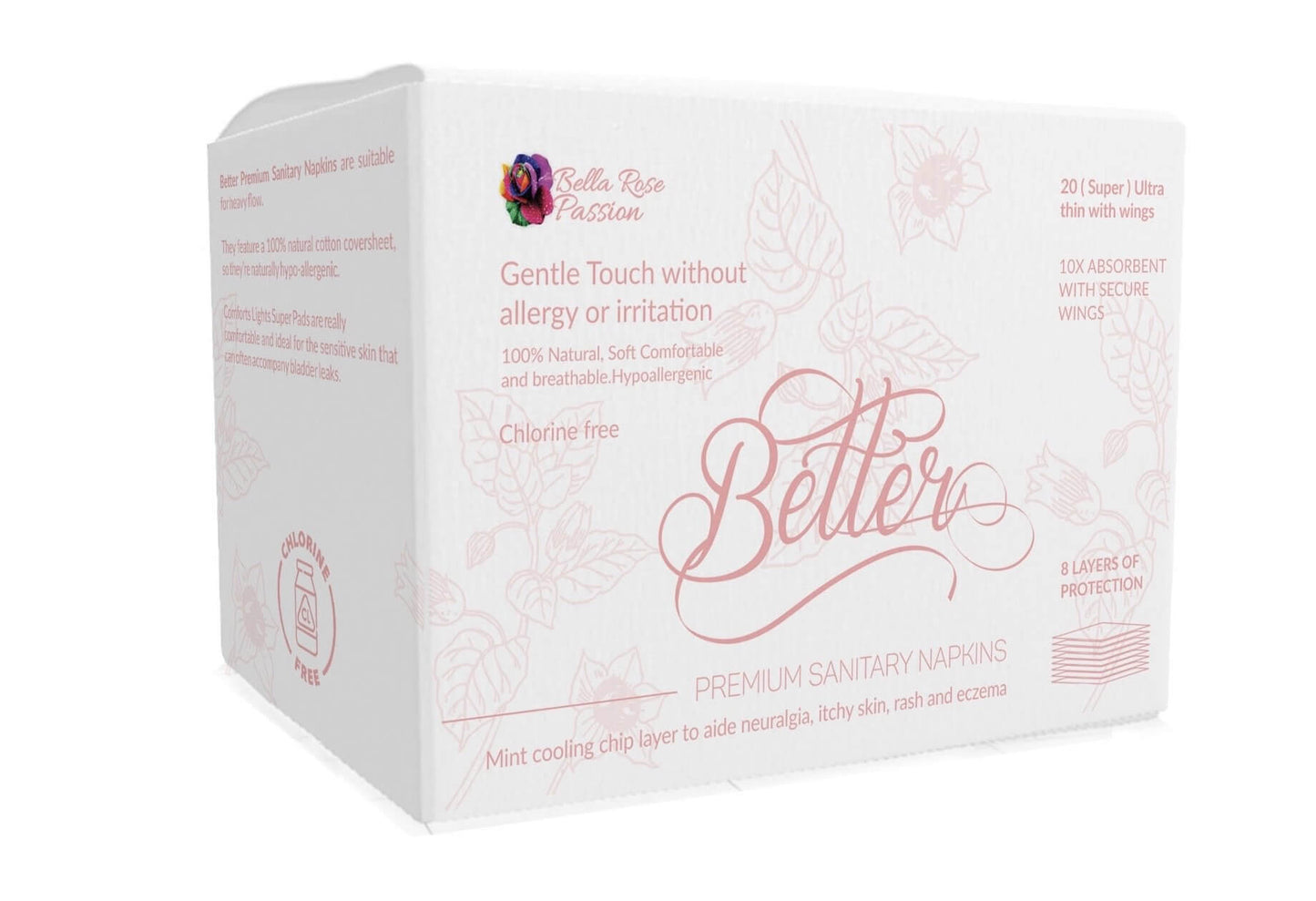 Sanitary Pads ( Better Premium ) - Bella Rose Passion